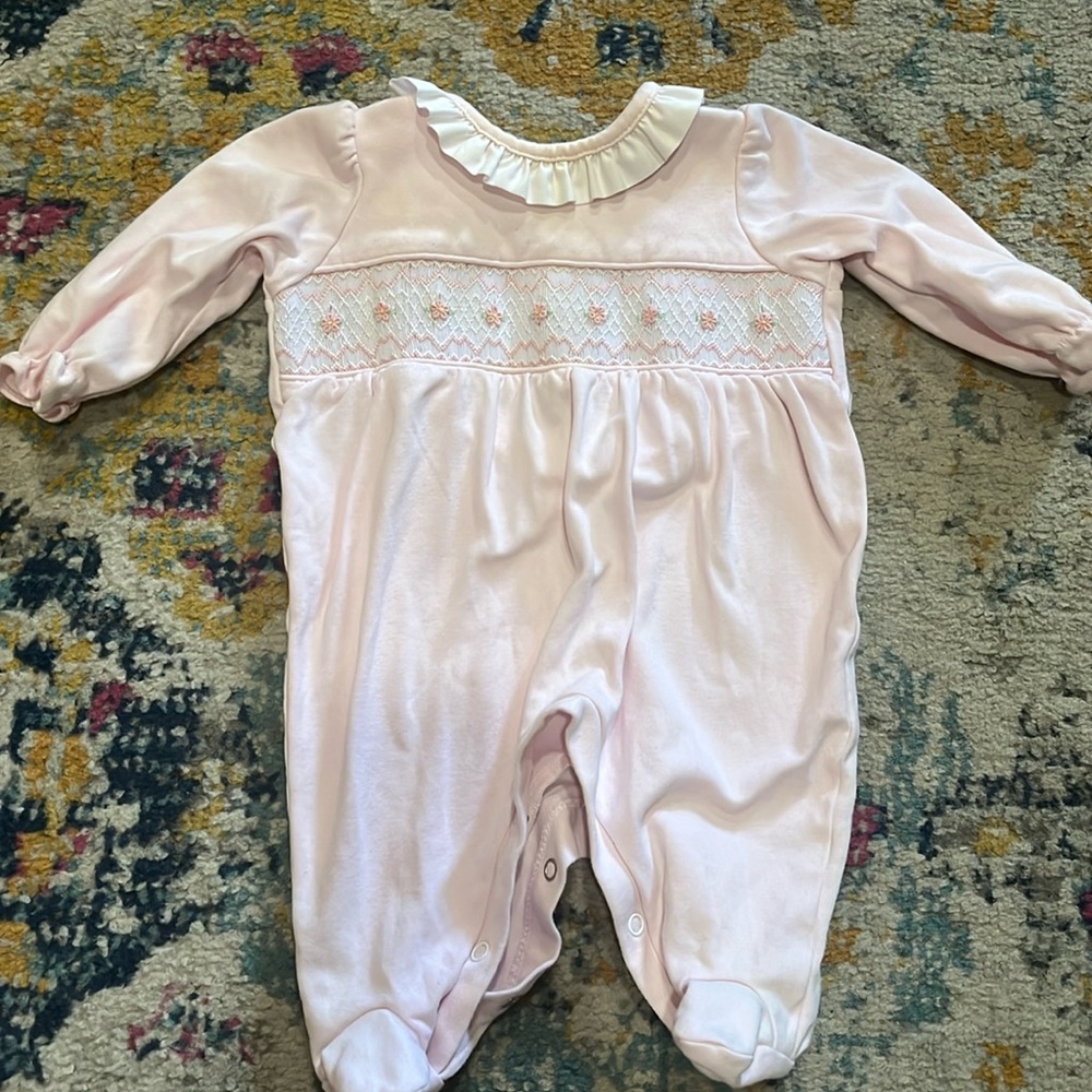 Smocked footie
